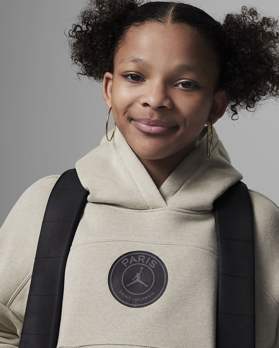 Jordan Paris Saint Germain Pullover Hoodie Older Kids Hoodie. Nike UK